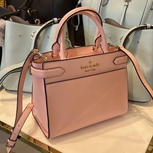 Kate Spade Staci Small Satchel Chalk Pink